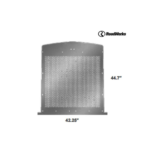 Kenworth W900L Extended Hood Punched Grille Insert - Key Hole (GRILLE INSERT ONLY, SURROUND NOT INCLUDED)