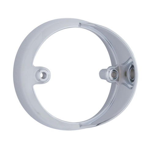 3" Round LED Light Bezel W/ Side Visor