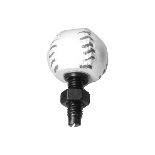 Baseball License Plate Fastener (2 Pack)