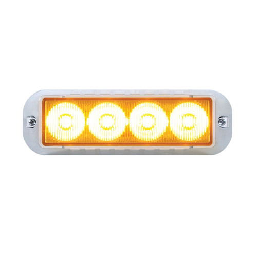 4 LED Warning Light - Amber LED