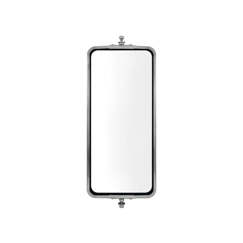 7" X 16" 18 LED Stainless Steel West Coast Mirror - Heated