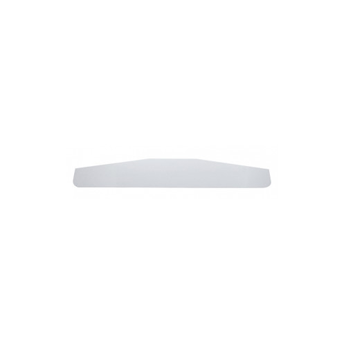 4" X 24" Chrome Standard Bottom Mud Flap Plate - Welded Stud