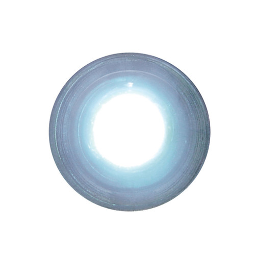 White LED Bullet License Plate Fastener (2 Pack)
