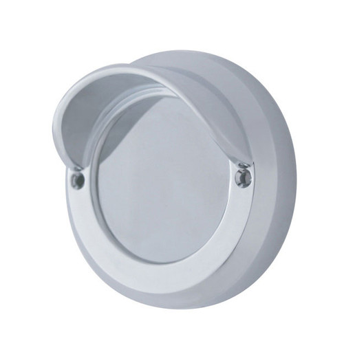 2'' Chrome Plastic Mirror Light Bezel With Visor