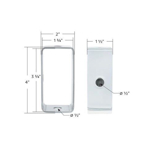 Stainless Steel Mirror Light Bracket