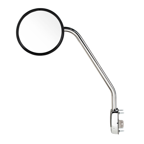 Chrome Hood Mirror For Kenworth T680 - Driver