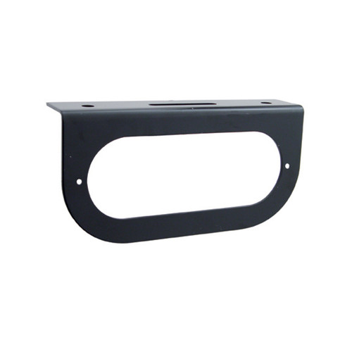 Oval Black Light Bracket W/ Flange - 1 Hole