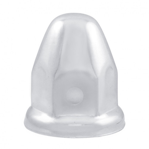 1 1/2" x 2 1/4" Chrome Steel Bullet Nut Cover w/ Flange (10 Pack)
