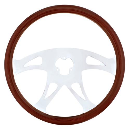 18" Chrome Boss Steering Wheel