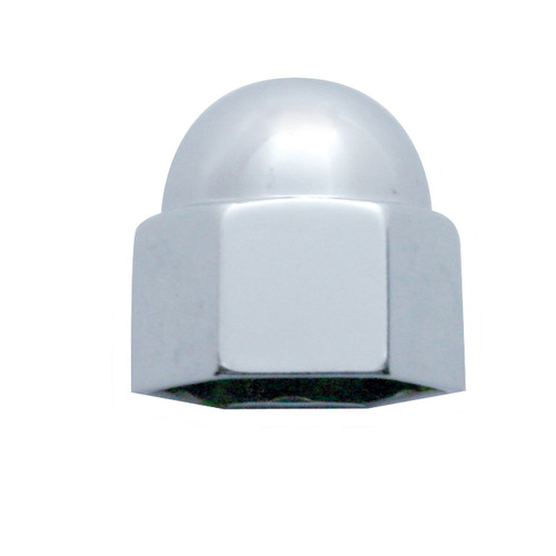 7/16" X 5/8" Chrome Die-Cast Acorn Nut Cover