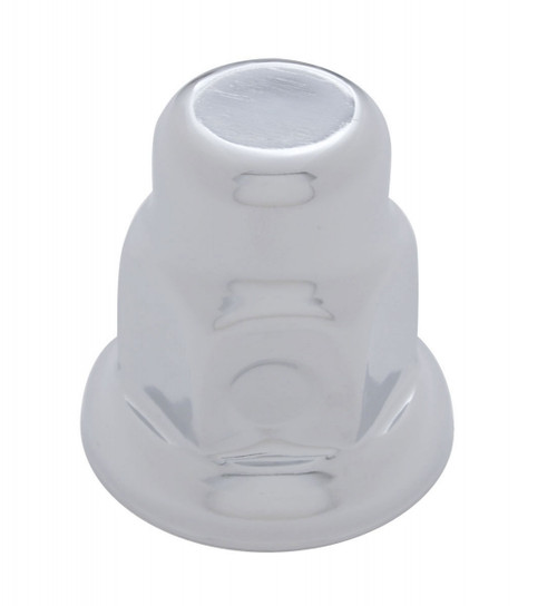 32mm x 2" Chrome Steel Tall Nut Cover w/ Flange (10 Pack)