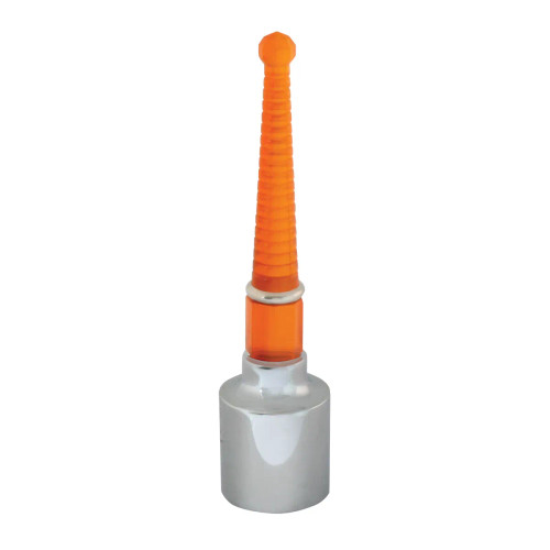 Pyramid Lens and Cap for Bumper Guide - Amber