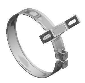 8" Narrow Chrome Clamp - Aero Kenworth