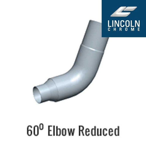 60 Degree Chrome Elbow 6 Inch to 5