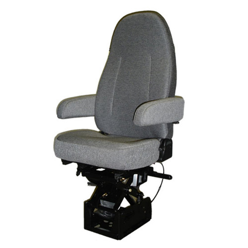 Gray - Dual Armrests Sentry High Back Fabriform Cloth Seats With Dual Armrests
