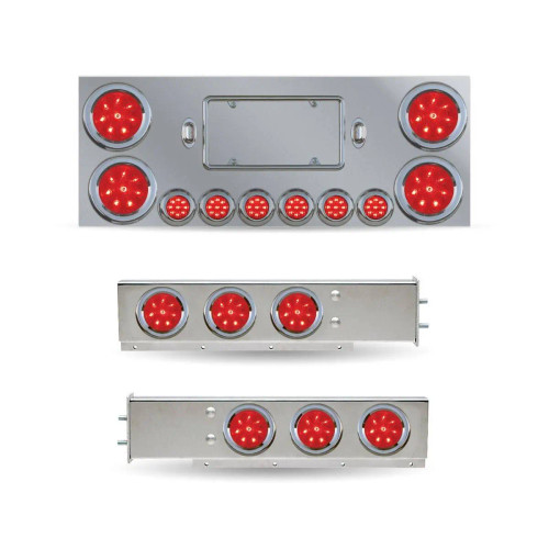 Led Mud Flap Hangers & Center Panel Rear Accessory Kit