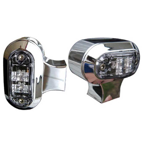 Chrome Plated Billet Aluminum Bumper Light