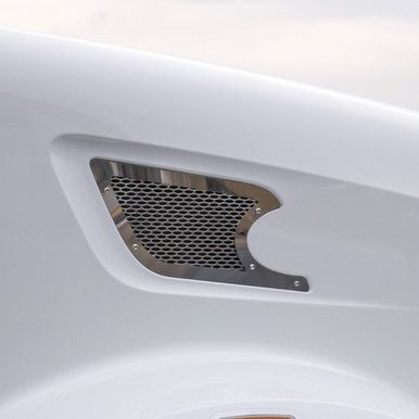 Peterbilt 567 Punched Air Intake Screens - Small 1/4" Circles