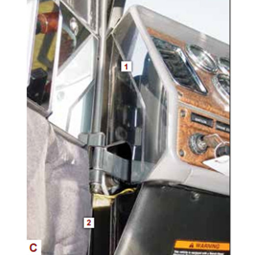 Freightliner Classic / FLD - Driver's Side Upper End Dash Trim