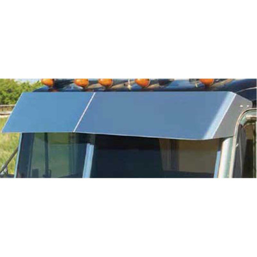 Peterbilt Ultra Cab Blind Mount Bowtie Visor for Cab and Door Mounted Mirrors - Monster Drop Bow Tie Visor
