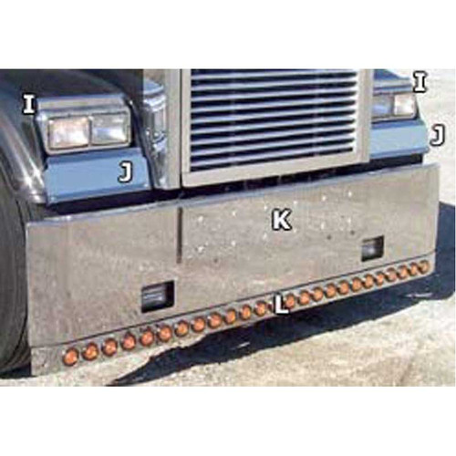 Freightliner Classic XL Tow Pin Cover - 1 Plate