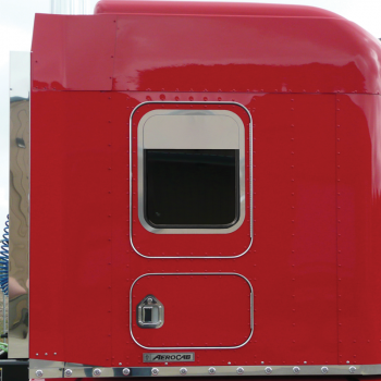 T680/ T880 Sleeper Window Trims - Sleeper Door Window 8 Inch Chop Top Only