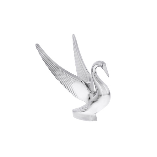 Chrome Swan Ornament