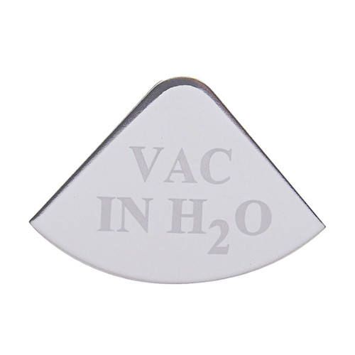 Freightliner Gauge Plate - Vac In H20
