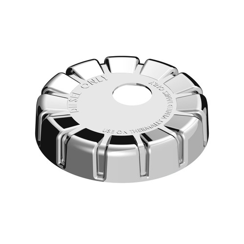 Chrome Plastic Fuel Cap Cover For Kenworth - Locking