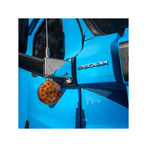 Light & CB Antenna Bracket For 2018-2022 Freightliner Cascadia - Passenger