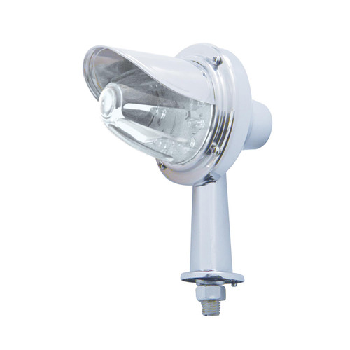 11 LED 2-1/8" Arm Watermelon Honda Light Kit With Visor - Amber LED/Clear Lens