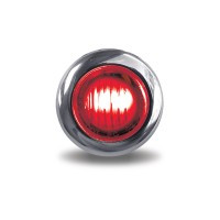 3/4" RED STOP, TURN & TAIL TO WHITE BACK UP ROUND LED LIGHT - 2 DIODES