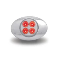 CLEAR RED MARKER GENERATION 2 LED LIGHT - 4 DIODES