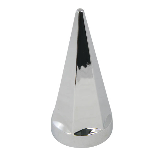 HEX PYRAMID CHROME PLASTIC 33MM LUG NUT COVER