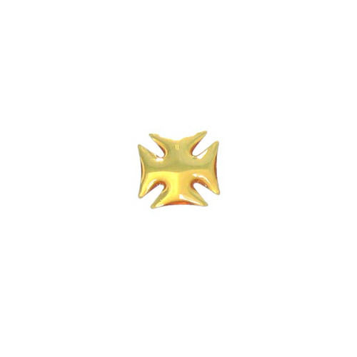 IRON CROSS ACCENT WITH GOLD COLORED STICKER