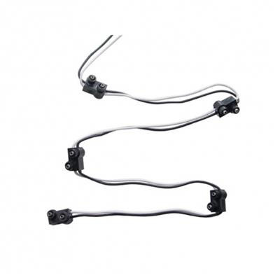 2 PRONG PLUG WIRING HARNESS WITH 5 PLUGS & 7" LEAD