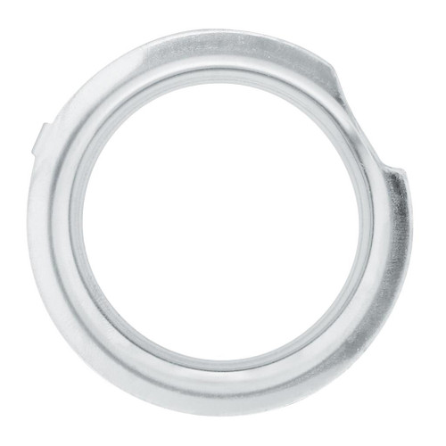 POINTED FRONT AXLE COVER WITH 33MM STANDARD STYLE PUSH-ON NUT COVERS - CHROME