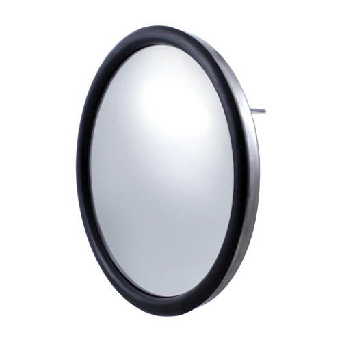 8-1/2" CHROME 320R CONVEX MIRROR - CENTERED MOUNTING STUD