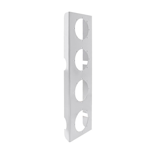 430 Stainless Steel Front Air Cleaner Bracket With Four 2" Round Light Cutouts (Pair)