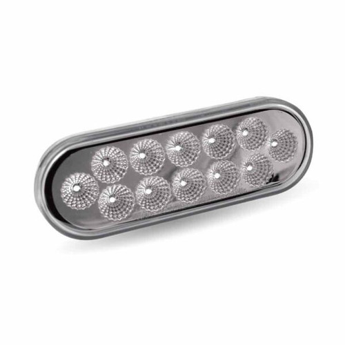 6″ Amber Turn & Marker to Amber Strobe LED Oval Light – 12 Diodes