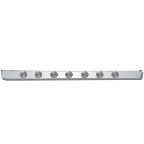 Kenworth W900L 62 Inch Aerocab Sleeper Panels With 7 2" Round LED Clear/Amber Lights