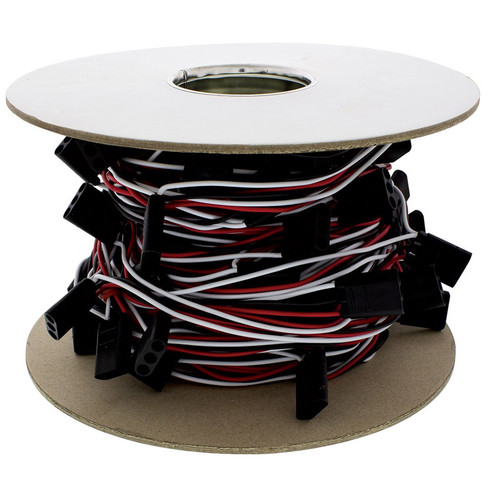 3-PRONG FEMALE BULLET PLUG WIRE HARNESS ROLL - 74' W/6" LEAD BETWEEN PLUGS - Single Plug