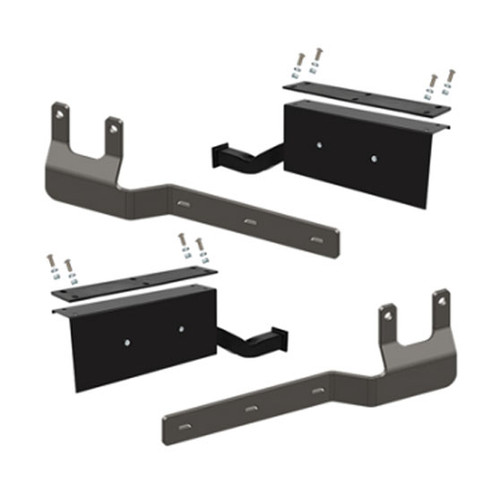 Peterbilt Low Air And Kenworth AG400L With Tall Rubber Tires Down Low Fender Mounting Kit