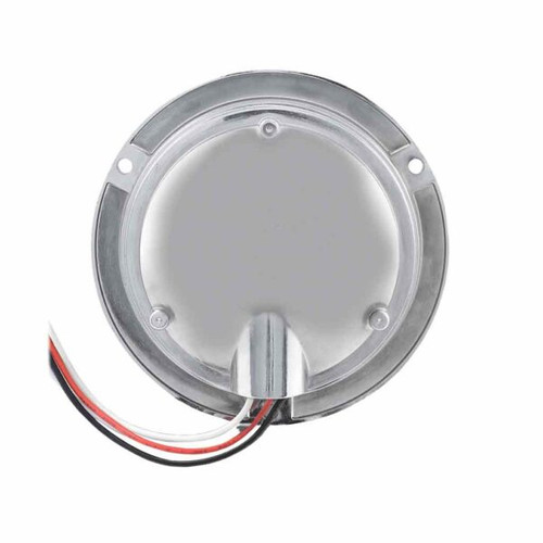 4″ Clear Red Stop, Turn & Tail Round Flange Mount LED Light – 19 Diodes