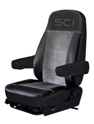 Universal Seat Cover - Black On Gray-Steering Creations-SC1001