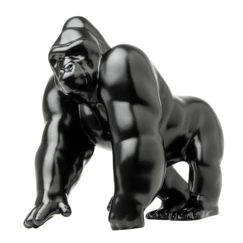 Matte Black Gorilla King Hood Ornament-Grand General-48189
