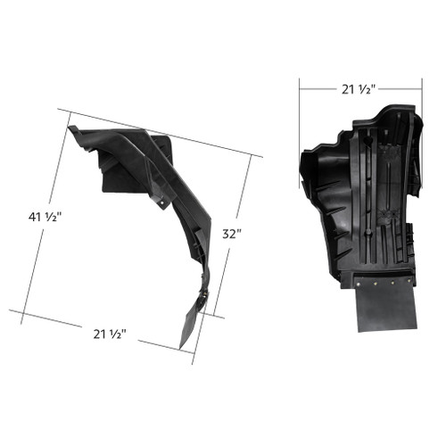 SPLASH GUARD FOR 2018-2023 INTERNATIONAL LT