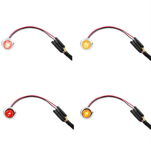 4 LED Dual Function Mini Watermelon Light (Clearance/Marker)