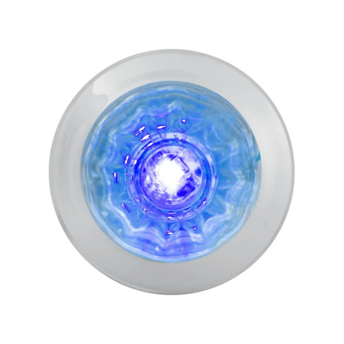 DUAL FUNCTION 1″ MINI PUSH/SCREW WATERMELON LED LIGHT WITH CHROME PLASTIC BEZEL......