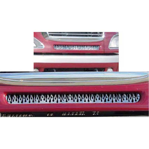 Freightliner Lower Grill Flames Insert (GRILLE INSERT ONLY, SURROUND NOT INCLUDED).
